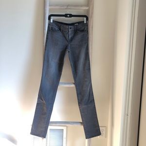 Level 99 Lily Skinny Straight Gray Jean Size 27